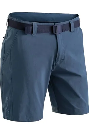 Maier Sports Nil Short M, Pantalon Court de randonnée pour Homme, Bermuda déperlant pour Le Trekking et la randonnée, sans PFC, mSTRETCH Pro 4 et Dryprotec, Bleu, 60