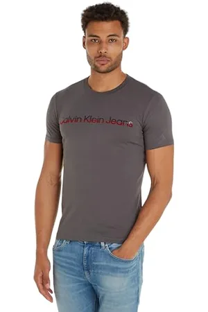 Calvin Klein Jeans Mixed INSTITUTIONAL Logo Tee J30J324682 Hauts en Tricot à Manches Courtes, , S Homme