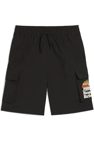 PUMA MID90S Cargo Chino Shorts B, Short tissé Garçon, Black