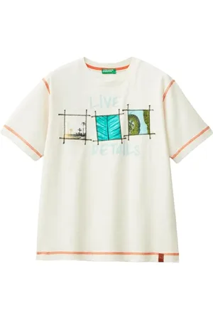 Benetton T- Shirt 3br4c10iw, , 160 cm Garçon