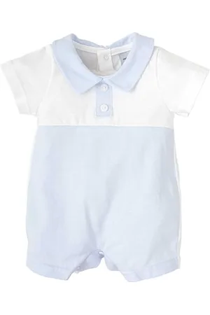 BABIDU Pelele Manga Corta Para Bebé Con Cuello Camisero Barboteuse, , 9 Mois Mixte bébé