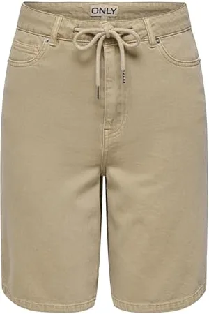 ONLY Onlsilla MW String Bermuda Shorts PNT, , M Femme