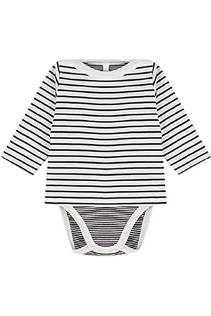 Petit Bateau Body Marinière en Coton Bio Bébé 12 Mois