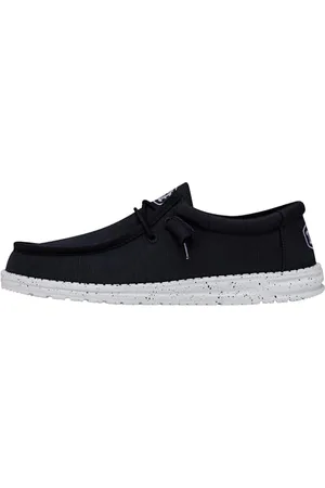 Hey dude Homme Wally Slub Canvas MOC Toe Shoes, , 37 EU