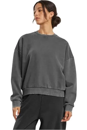 Build Your Brand By301-ladies Vintage Heavy Crewneck Sweater, , XS Femme