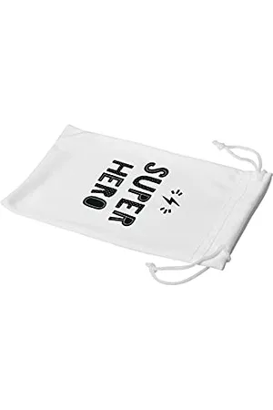 Bonamaison Imprimé Numériquement Lunettes Étui avec Cordon ​de Serrage, 100% Coton, Sac Lunettes, Pochette à Lunettes, 1 Pièce, Taille: 11x19 Cm