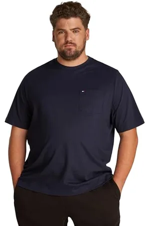 Tommy Hilfiger BT-Essential Solid Pocket Tee-B MW0MW39104 T-Shirt S/S, , 3XL Homme