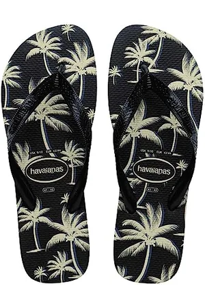 Havaianas Aloha, Tongs Confortables, Durables et Estivales, Semelle avec Motif de Feuilles, Semelle Antidérapante, Homme