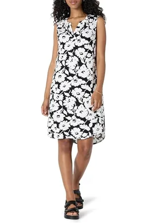 Amazon Robe Droite Tissée sans Manches Femme, , M