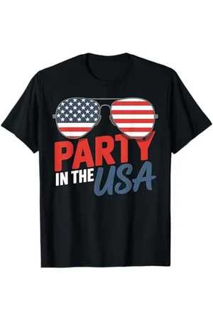 Graphic 365 Lunettes de soleil drapeau américain 4 juillet T-Shirt