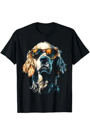 DogtastiQ Lunettes de soleil pour animal de compagnie Motif Setter anglais T-Shirt