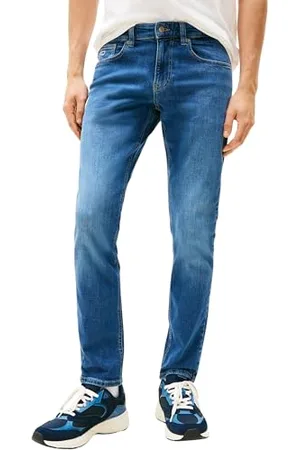 Tommy Hilfiger Homme Jean Scanton Slim Stretch, Bleu (Denim Medium), 36W/34L