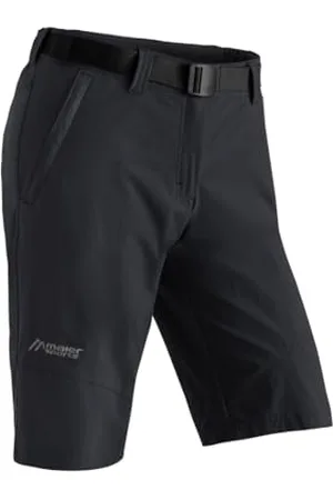 Maier Sports Lawa, Pantalon Court de randonnée pour Femme, Bermuda déperlant pour Le Trekking et la randonnée, sans PFC, MSTRETCH Pro 4 et Dryprotec, , 36 (W28/L31)