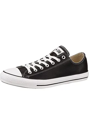 Converse Femme Ct Core Lea Ox Baskets Basses, Nero Black, 44 EU