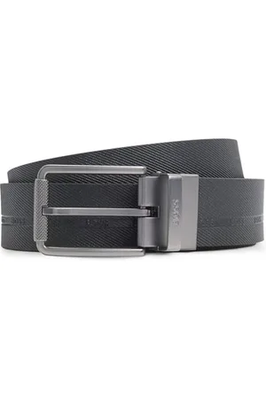 HUGO BOSS Tintin_Or35_Log_Iz Ceintures, Black, ONESI Men