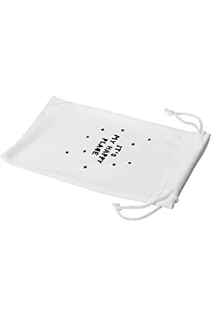Bonamaison Imprimé Numériquement Lunettes Étui avec Cordon ​de Serrage, 100% Coton, Sac Lunettes, Pochette à Lunettes, 1 Pièce, Taille: 11x19 Cm