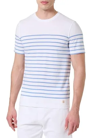 Armor.lux Marinière Etel à Manches Courtes en Coton léger Homme T-Shirt