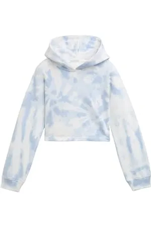 TOM TAILOR 1046338 Maillot de survêtement, 37183-Design Tie Dye Bleu Clair, 152 Fille