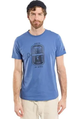 Armor.lux T- Shirt léger à Manches Courtes col Rond Homme, , Large