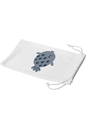 Bonamaison Imprimé Numériquement Lunettes Étui avec Cordon ​de Serrage, 100% Coton, Sac Lunettes, Pochette à Lunettes, 1 Pièce, Taille: 11x19 Cm
