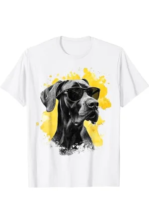 DogtastiQ Lunettes de soleil motif dogue allemand T-Shirt