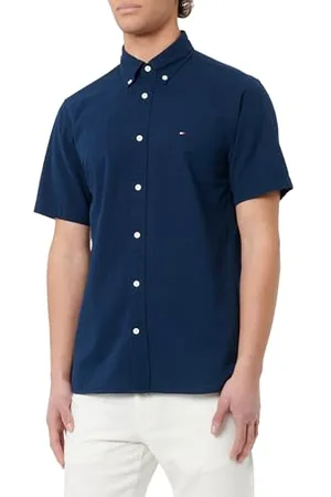 Tommy Hilfiger Seersucker Solid RF Shirt S/S MW0MW38064, , M Homme