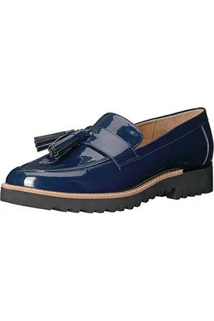 Franco Sarto Femme L-Carolynn Semelle de Mocassin, Bleu Marine Inky Navy, 37 EU