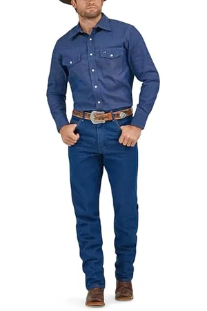 Wrangler Chemise de Travail Western, à Manches Longues, pour Homme, Coupe Cowboy, Finition Qui se Tient