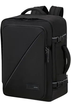 American Tourister Take2Cabin - Sac cabine Easyjet 36 x 20 x 45 cm, 38 L, 0,70 kg, bagage à main, sac à dos pour avion M Underseater, noir (noir)
