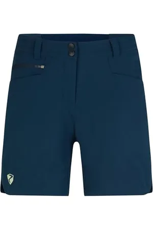 Ziener NEJA X-Function Short de Cyclisme pour Femme avec Short intérieur – VTT/extérieur/Loisirs – Respirant, séchage Rapide, rembourré, Bleu Marine, Taille 40