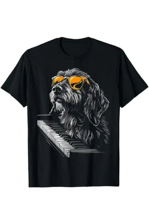 DogtastiQ Lunettes de soleil motif lévrier afghan T-Shirt
