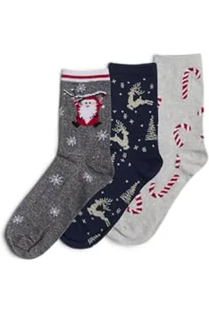 Pieces® Pcjingle Paires de Chaussettes à Paillettes BC, , Taille Unique Femme