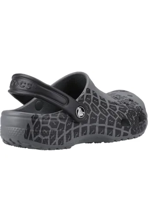 Crocs Unisexe Enfant Classic Tire Print Clog K Sabots, Slate Grey, 33/34 EU
