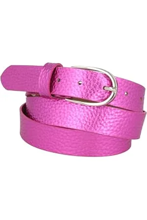 MGM Metallicledergürtel Mia Ceinture, , 110 cm Femmes