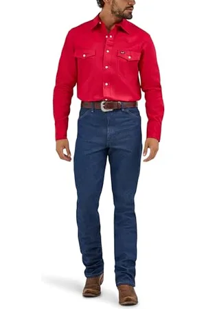 Wrangler Ms70619 Chemise Western à Manches Longues avec Fermeture à Pression pour Homme, , XL