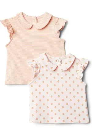 Amazon X Sofia Grainge Blouse Manches Courtes Bébé Fille, Lot de 2, , 24 mois