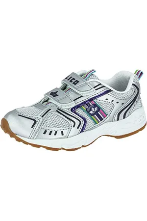 LICO Silverstar V Chaussures Multisport Indoor, Bleu (Weiss/Silber/Lila Weiss/Silber/Lila), 25 EU