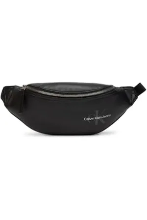 Calvin Klein Jeans Men MONOGRAM SOFT WAISTBAG38, Black, One Size