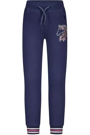 Salt & Pepper BY KIDS PARK Mädchen Sweatshirt Hose Mit Pferdekopf Stick Pailletten Pantalon de survêtement, , 110 cm Filles et Filles