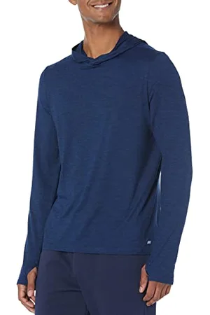 Amazon T-shirt Stretch à Capuche à Manches Longues Active Quick Dry Homme, , XL