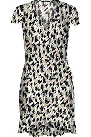 VERO MODA VMMENNY Short C/S Wrap Dress WVN GA Robe, , S Femme