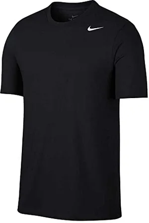 Nike AR6029-010 M NK DF Tee DFC Crew Solid T-Shirt Homme Black/White Taille M