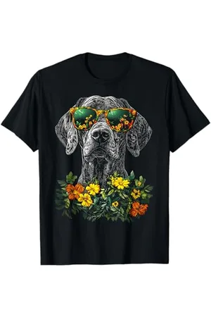 DogtastiQ Lunettes de soleil pointeur allemand à poils courts T-Shirt