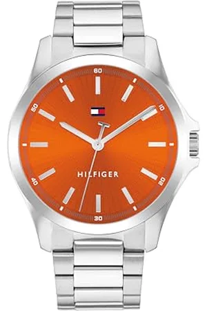 Tommy Hilfiger Homme Analogique Quartz Montre avec Bracelet en Acier Inoxydable 1710678
