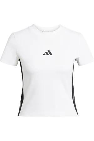 adidas Femme Essentials 3 Stripes Slim Baby T-Shirt, , XXL