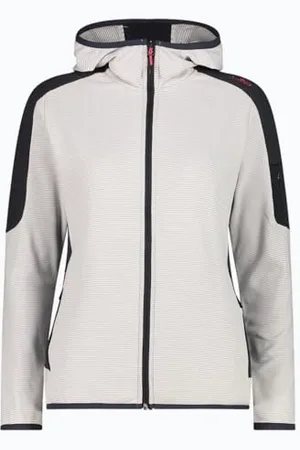 CMP Veste en polaire pour femme Grid Tech avec capuche fixe veste pour femme