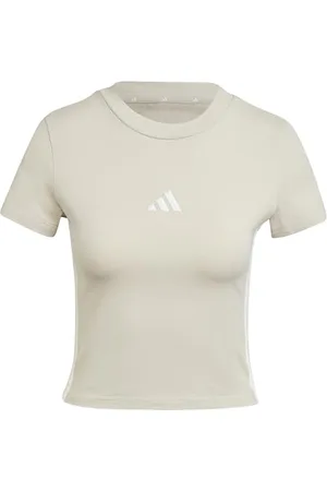 adidas Femme Essentials 3 Stripes Slim Baby T-Shirt, , XXL
