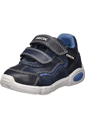 Geox B Pillow Boy A, Chaussures Premiers Pas Bébé Garçon, Bleu (Navy/Avio), 19 EU