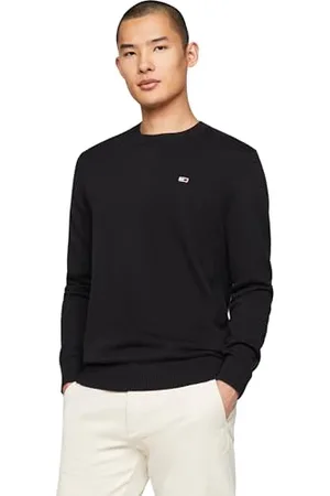 Tommy Hilfiger Homme Tjm Slim Essential Light Sweater Dm0dm18895 Pulls, Noir (Black), L EU