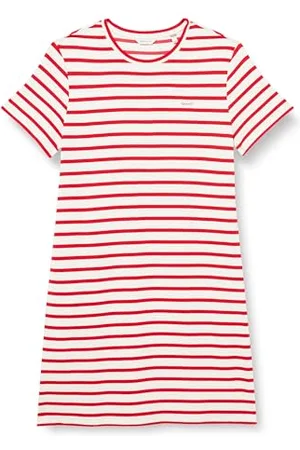 GANT Robe t-Shirt rayée SS, , XXXL Femme